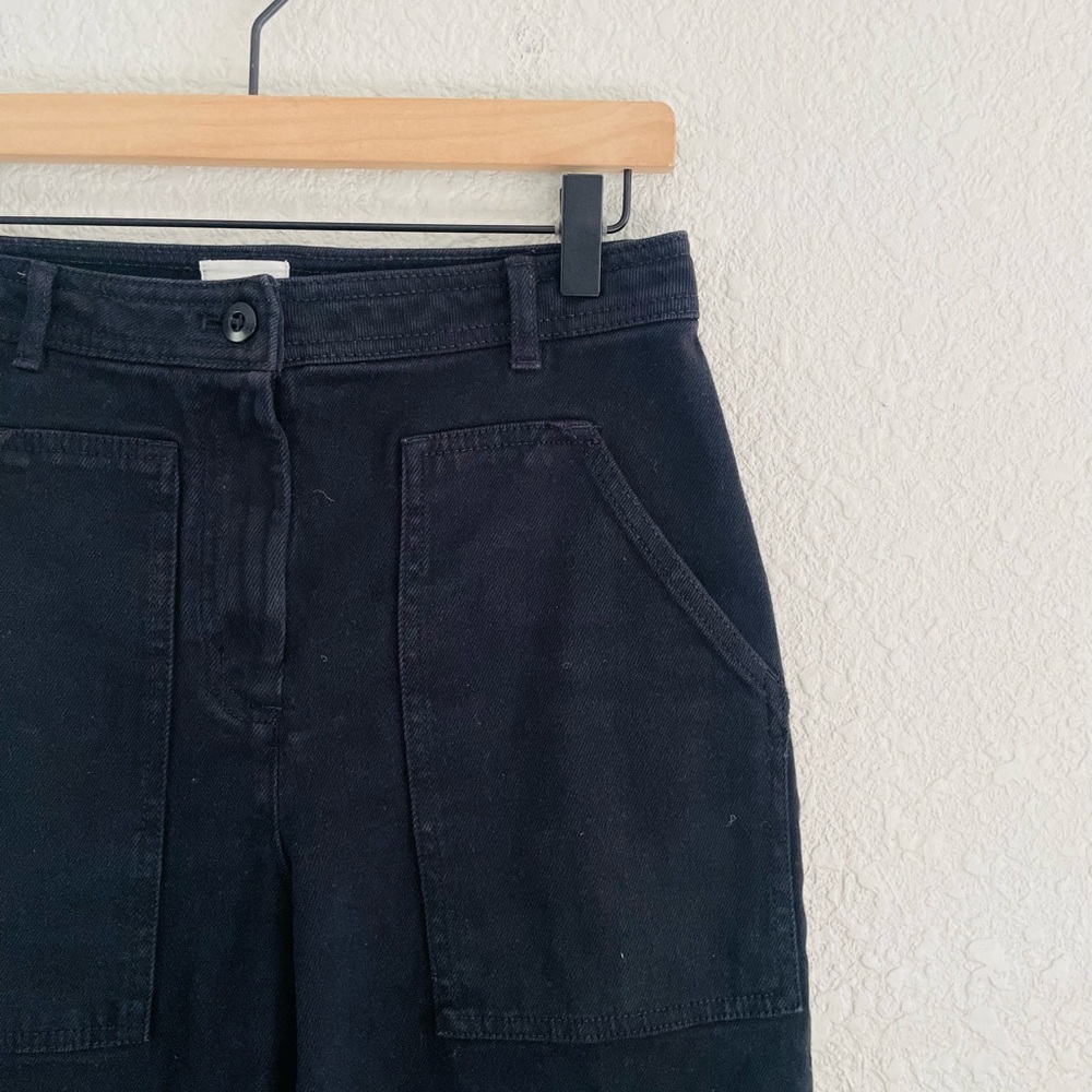 Wilfred Free Black Denim Patch Pocket Pants - Picture 10 of 12